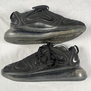 Nike Air Max 720 Men’s Size 8.5 Running Shoes Black Training Sneakers AO2924-007